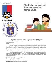 phil iri manual